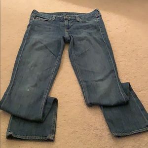 Distressed J.Crew matchstick jeans!